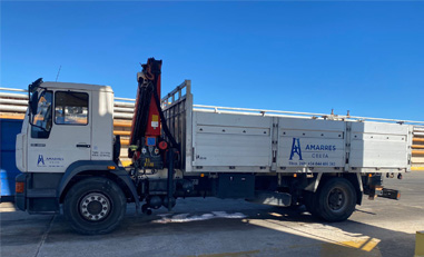 Camión Man con grúa hasta 1000 kilos